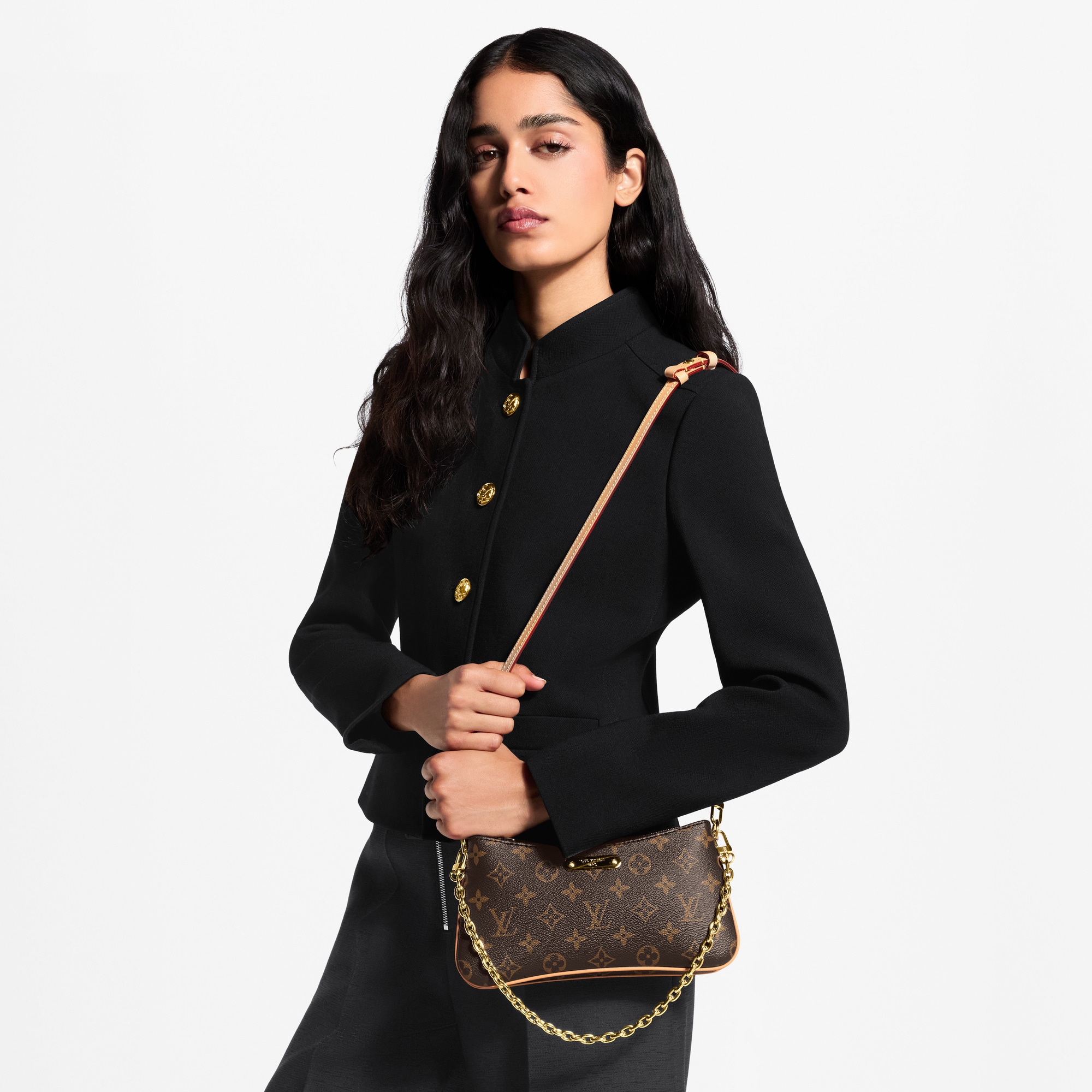 ✨️値下げLOUIS VUITTON ピンク ショルダーバッグポシェット リブ ポシェット・リヴ モノグラム｜ルイ・ヴィトン 公式サイト - M83008